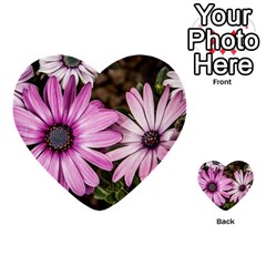 Beautiful Colourful African Daisies  Multi-purpose Cards (heart)  by OZMedia