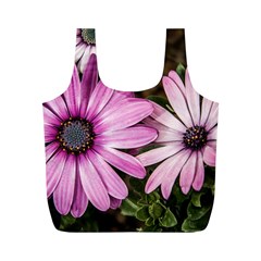 Beautiful Colourful African Daisies  Full Print Recycle Bags (m) 