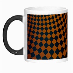 Abstract Square Checkers  Morph Mugs