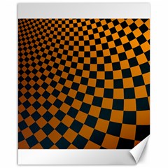 Abstract Square Checkers  Canvas 16  X 20   by OZMedia