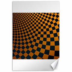 Abstract Square Checkers  Canvas 20  X 30   by OZMedia