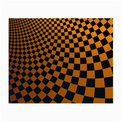 Abstract Square Checkers  Small Glasses Cloth (2-side)