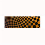 Abstract Square Checkers  Large Bar Mats 32 x8.5  Bar Mat