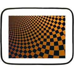 Abstract Square Checkers  Fleece Blanket (mini)