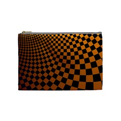 Abstract Square Checkers  Cosmetic Bag (medium) 