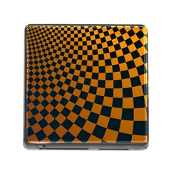 Abstract Square Checkers  Memory Card Reader (square) by OZMedia