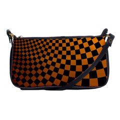 Abstract Square Checkers  Shoulder Clutch Bags by OZMedia