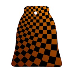 Abstract Square Checkers  Ornament (bell) 