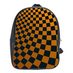 Abstract Square Checkers  School Bags (xl)  by OZMedia