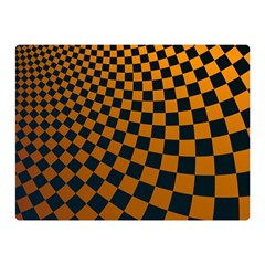 Abstract Square Checkers  Double Sided Flano Blanket (mini) 