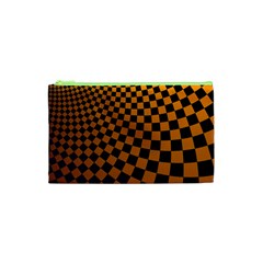 Abstract Square Checkers  Cosmetic Bag (xs)