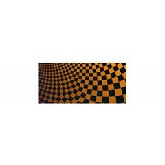 Abstract Square Checkers  Satin Scarf (oblong)