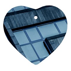 Abstract View Of Modern Buildings Ornament (heart) 