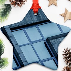 Abstract View Of Modern Buildings Ornament (star) 