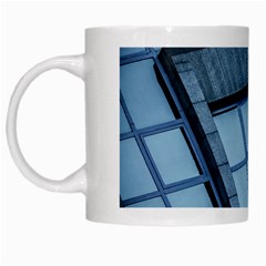 Abstract View Of Modern Buildings White Mugs