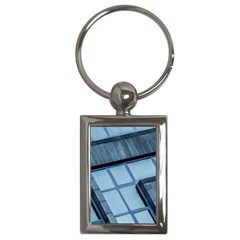 Abstract View Of Modern Buildings Key Chains (rectangle)  by OZMedia