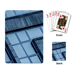 Abstract View Of Modern Buildings Playing Card