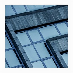 Abstract View Of Modern Buildings Medium Glasses Cloth by OZMedia