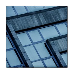 Abstract View Of Modern Buildings Face Towel