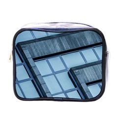 Abstract View Of Modern Buildings Mini Toiletries Bags by OZMedia