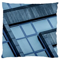 Abstract View Of Modern Buildings Large Cushion Cases (one Side)  by OZMedia