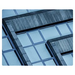 Abstract View Of Modern Buildings Double Sided Flano Blanket (medium) 