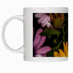 Beautiful Colourful African Daisies  White Mugs by OZMedia