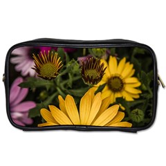 Beautiful Colourful African Daisies  Toiletries Bags by OZMedia