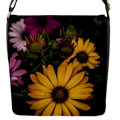 Beautiful Colourful African Daisies  Flap Messenger Bag (s)