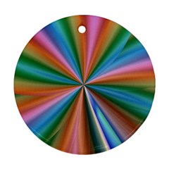 Abstract Rainbow Ornament (round) 