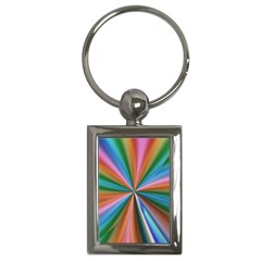 Abstract Rainbow Key Chains (rectangle) 