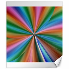 Abstract Rainbow Canvas 20  X 24   by OZMedia