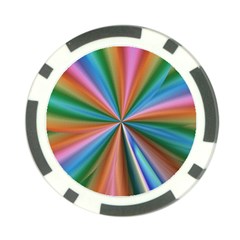 Abstract Rainbow Poker Chip Card Guards (10 Pack)  by OZMedia