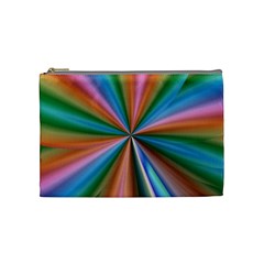 Abstract Rainbow Cosmetic Bag (medium) 