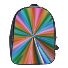 Abstract Rainbow School Bags(large)  by OZMedia