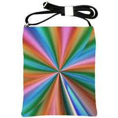 Abstract Rainbow Shoulder Sling Bags