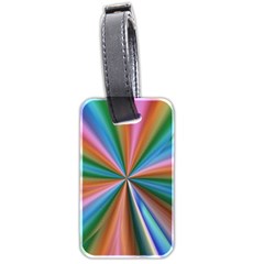 Abstract Rainbow Luggage Tags (two Sides)