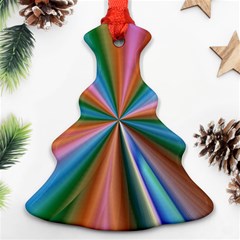 Abstract Rainbow Ornament (christmas Tree) by OZMedia