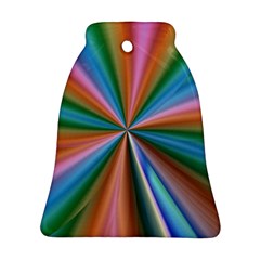 Abstract Rainbow Ornament (bell)  by OZMedia