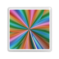 Abstract Rainbow Memory Card Reader (square) 