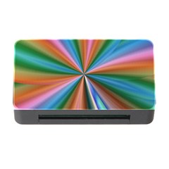 Abstract Rainbow Memory Card Reader With Cf