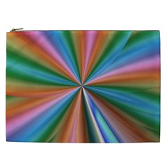 Abstract Rainbow Cosmetic Bag (xxl) 