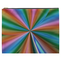 Abstract Rainbow Cosmetic Bag (xxxl) 