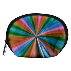 Abstract Rainbow Accessory Pouches (medium) 