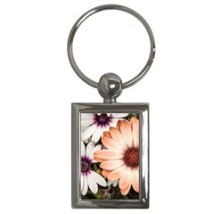 Beautiful Colourful African Daisies Key Chains (rectangle) 