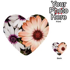 Beautiful Colourful African Daisies Multi-purpose Cards (heart)  by OZMedia