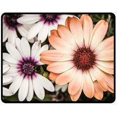 Beautiful Colourful African Daisies Fleece Blanket (medium) 