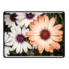 Beautiful Colourful African Daisies Double Sided Fleece Blanket (small) 