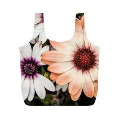 Beautiful Colourful African Daisies Full Print Recycle Bags (m) 