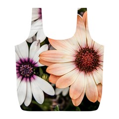 Beautiful Colourful African Daisies Full Print Recycle Bags (l) 